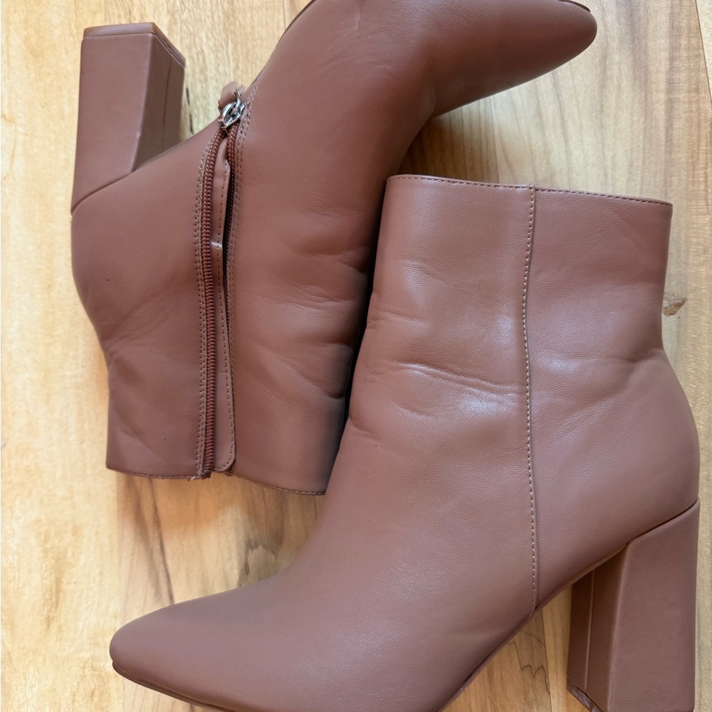 Madden Girl Tan Ankle Booties
